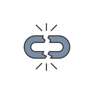 weakness vector icon. flat sign for mobile concept and web design. Symbol, logo illustration. Vector graphics