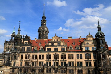 Obraz premium Dresden Castle or Royal Palace in Dresden, Saxony