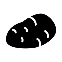 Potato icon design illustration