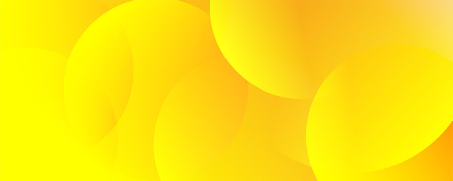 yellow gradient abstract background. orange gradation with geometry circles. yellow abstract backdrop. circular shapes composition. yellow gradient bubbles