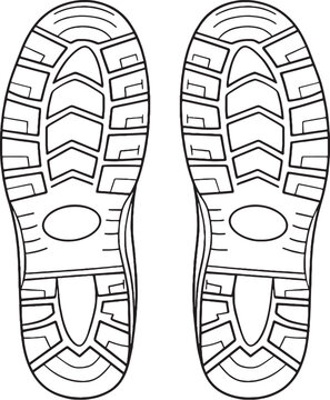 Trash Picker Grabber Rear View Line Art