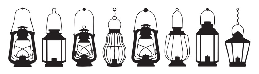  old fashioned camping light drawing © Jido