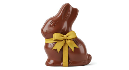 Chocolate Easter Bunny with Bow
