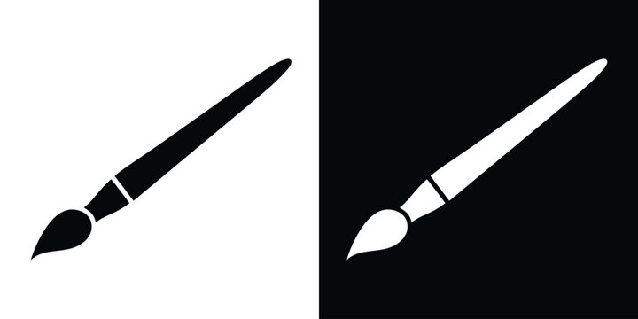 Paint brush vector icon