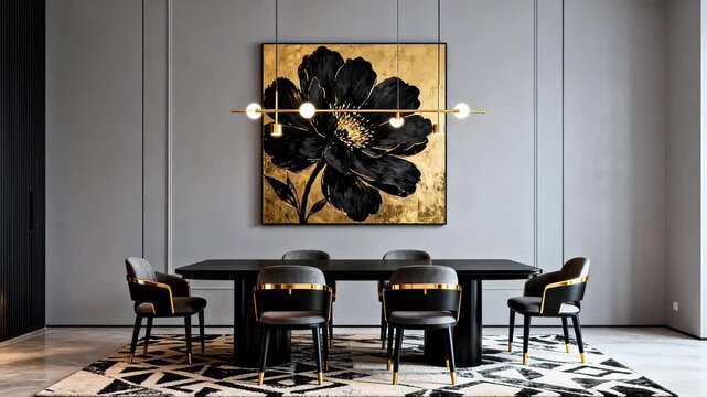 Modern dining room interior design