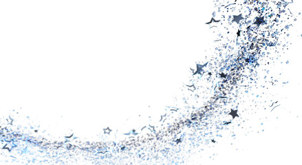 Starry background with stars and white space. Ideal for design, website, banner, social media post, wallpaper, greeting © vegefox.com