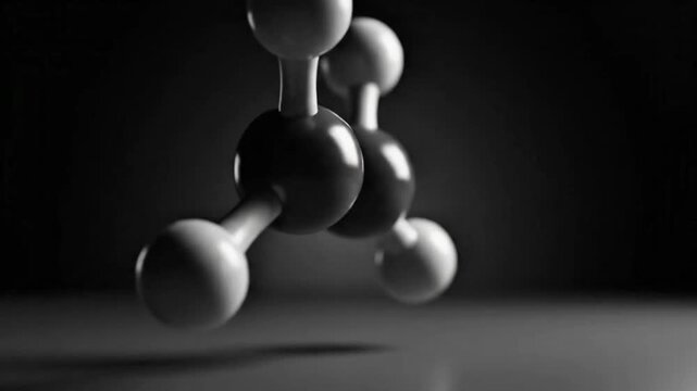 Scientific 3D Model of ATP Adenosine Triphosphate Molecule