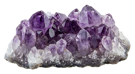 Purple amethyst crystal geode mineral formation