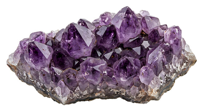Natural Amethyst Crystal Cluster Purple Quartz Mineral