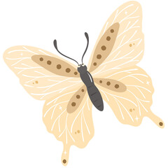 Vintage Butterfly Illustration &ndash; Cottagecore Nature Clipart