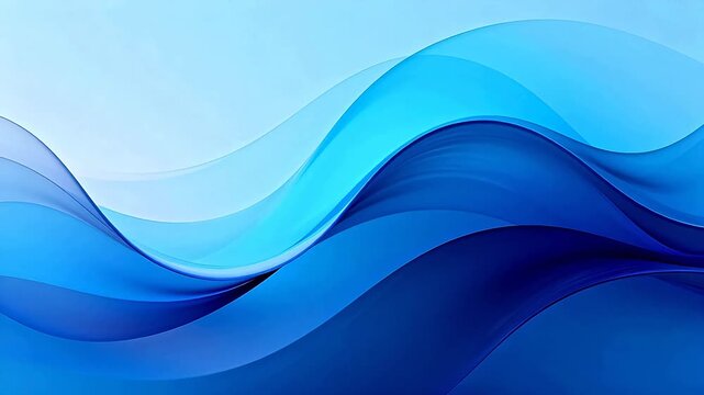 Blue abstract wave design
