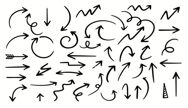 hand drawn arrows