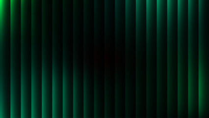 Obraz premium Dark Green Abstract Background with Vertical Gradient Stripes and Copy Space