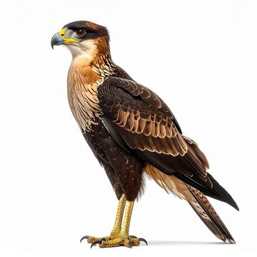 Chimango Caracara (Milvago chimango), raptor real