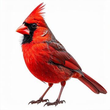 cardinal on a white background
