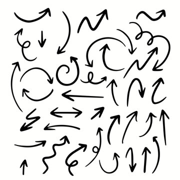 hand drawn arrows