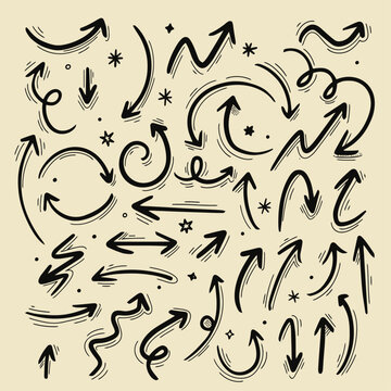 hand drawn arrows