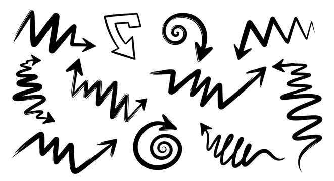 hand drawn arrows