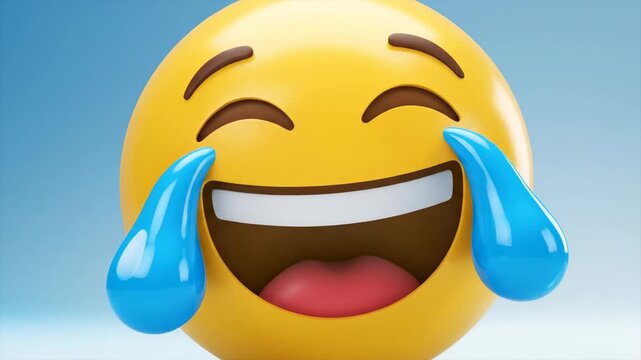 Emoji Laughing Tears Face Expression Funny Emotion.