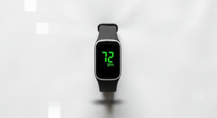 Smartwatch Heart Rate Monitor Display &ndash; Fitness Tracker Health Technology