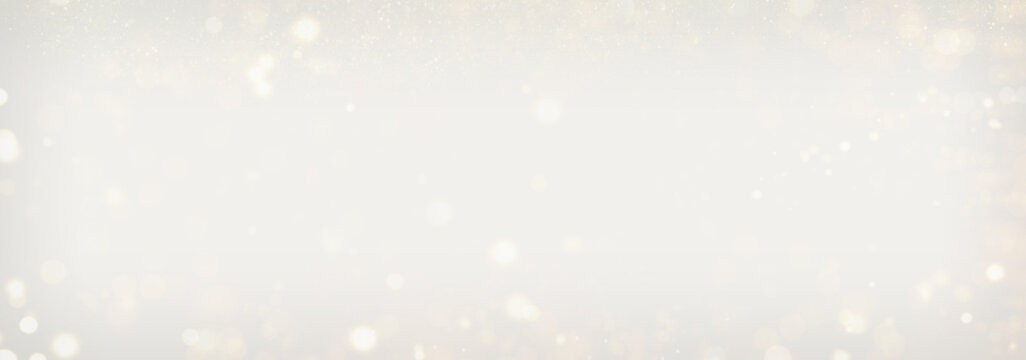 Abstract background light gray background iridescent bokeh glitter