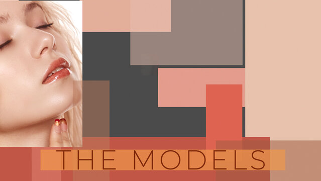 Shapes Moving In And Images Overlay