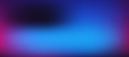 Naklejka premium Electric blue and purple neon gradient background with soft glow