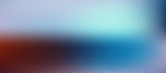 Cool blue cyan gradient background with warm orange color accent