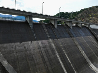愛媛県東温市　佐古ダムの風景