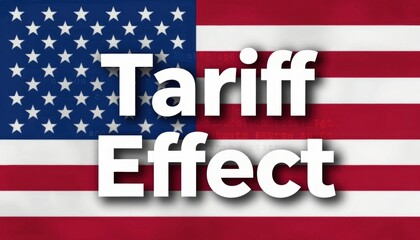 Naklejka premium Tax increases affecting citizens across the united states understanding the economic impact and tariff effects