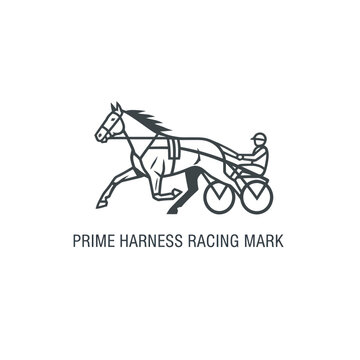 Prime Harness Racing Professional Equestrian Logo
