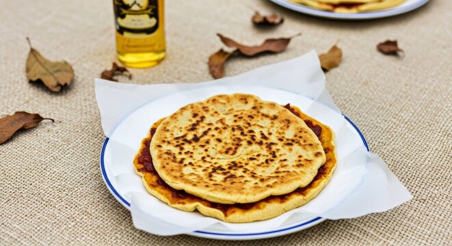 Sope on a Picnic Blanket Outdoor Feast With Bright Overcast Lighting