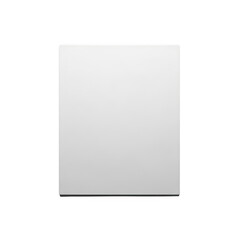 A large gray square object on a white background isolated on transparent background