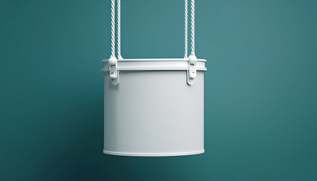 3d hanging white container