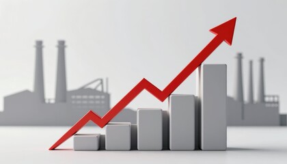 Obraz premium Trading strategies for growth in volatile markets analyzing risk factors industry insights and economic trends