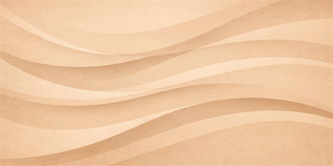 A textured brown wood grain pattern with a light golden sand surface and blank cardboard material design for a natural timber backdrop © RASEL