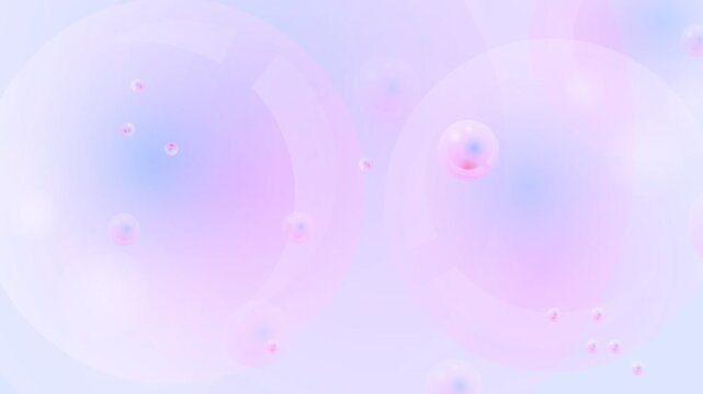 Gradient background with bubbles