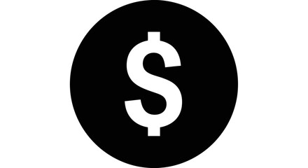 Obraz premium Shiny gold dollar sign icon symbolizing money and financial business wealth