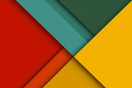 Ultra Clean Minimal Commercial Background with Golden Ratio Geometric Accents