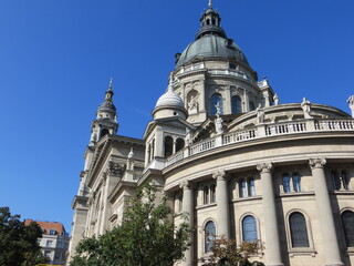 Naklejka premium St. Stephen's Basilica is a Roman Catholic basilica in Budapest, Hungary. It is named in honour of Stephen, the first King of Hungary.