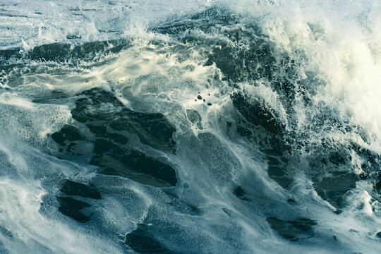 water wave background,Wave on a rough sea