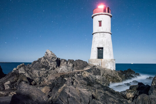 Capo ferro lighthouse in porto cervo