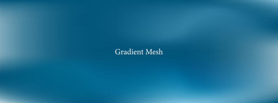 Minimalist Teal and Dark Blue Vector Background with Smooth Gradient Mesh, Soft Blurry Fluid Texture for Modern Digital Tech Web Banner and Header.