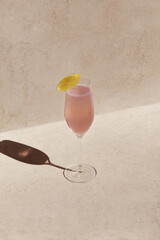 Beautifully presented cocktail for mixology poster creating a refreshing look.