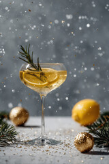 Beautifully presented cocktail for mixology poster creating a refreshing look.