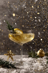 Beautifully presented cocktail for mixology poster creating a refreshing look.