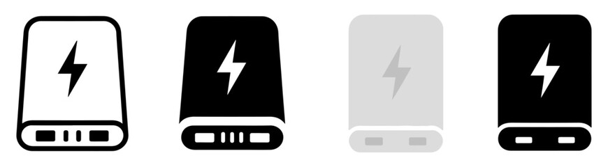 power bank battery charger icon
