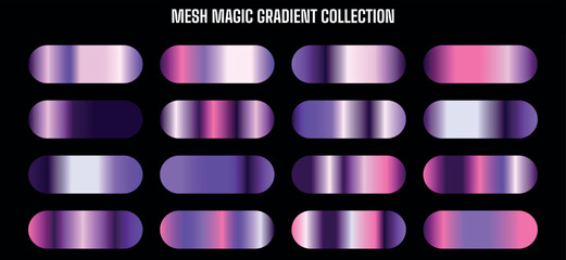 Mesh gradient buttons, magic mesh gradient collection, colorful buttons for website, app, UI, overlay effect, gradient mesh texture, for mockup, banner or poster © deesignvalue