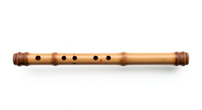 Bamboo Shakuhachi Flute, Traditional Japanese Music Instrument