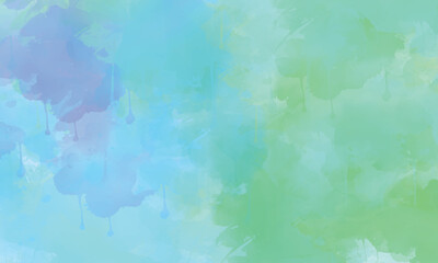 Fototapeta premium Decorative watercolor wash background with expressive brush flow